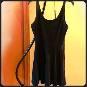 Black express skater dress